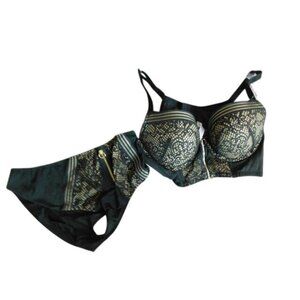 Cacique Size 42C +  18/20 Panties Boost Balconnet Bra Panty Set NWT $87